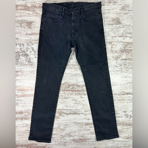 John Varvatos Other - Men’s John Varvatos Bowery Slim Straight jeans black denim size 34 31” inseam